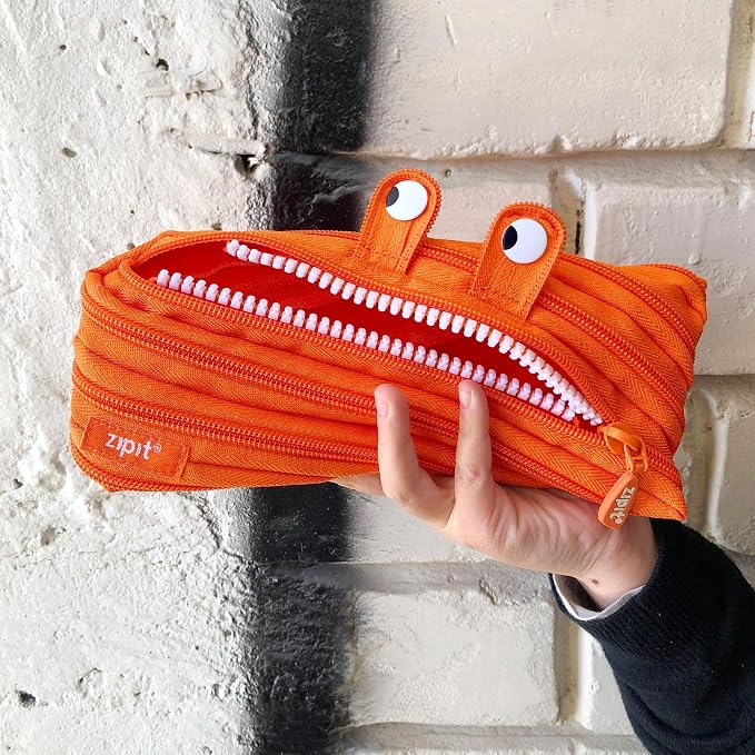 ZIPIT Monster Pencil Case for Kids, Cute Zipper Pouch for Boys Girls and Teens - Image 6