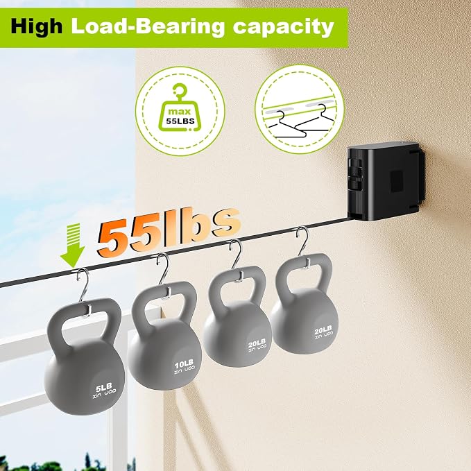 13.9 ft TPU Retractable Clothesline - Image 6