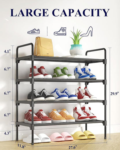 Kitsure Shoe Rack for Closet, Sturdy and Long-Lasting Shoe Shelf, Shoe Rack for - Image 2