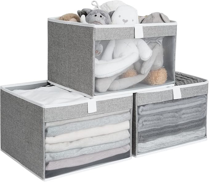 StorageWorks Closet Storage Bins, Large Storage Baskets by StorageWorks