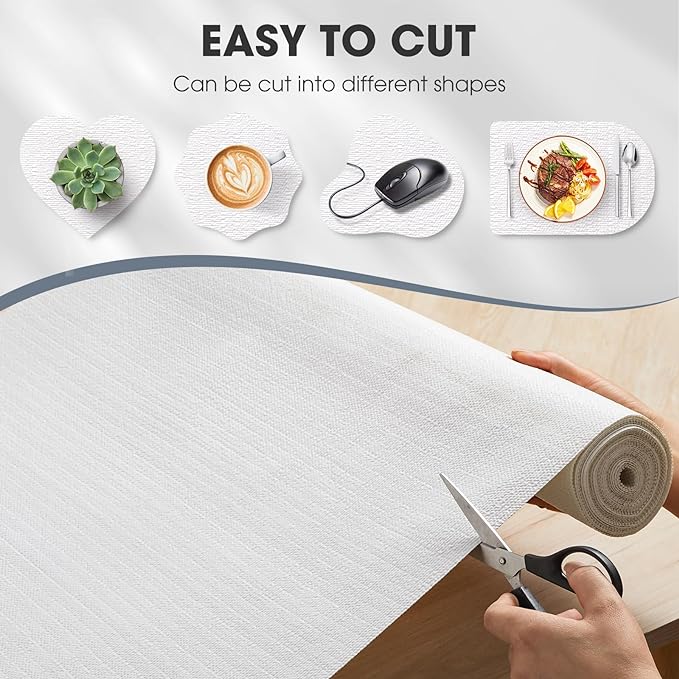 Drawer and Shelf Liner, Non-Slip Kitchen Cabinet Liners Non-Adhesive Thick - Image 4