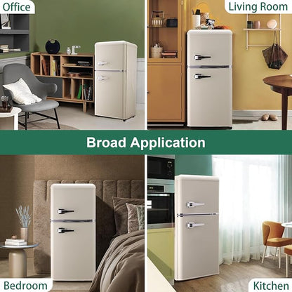 Retro Mini Fridge, 3.2 Cu. Ft. Small Refrigerator - Image 7