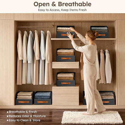Homsorout Fabric Storage Bins for Organizing - Image 3