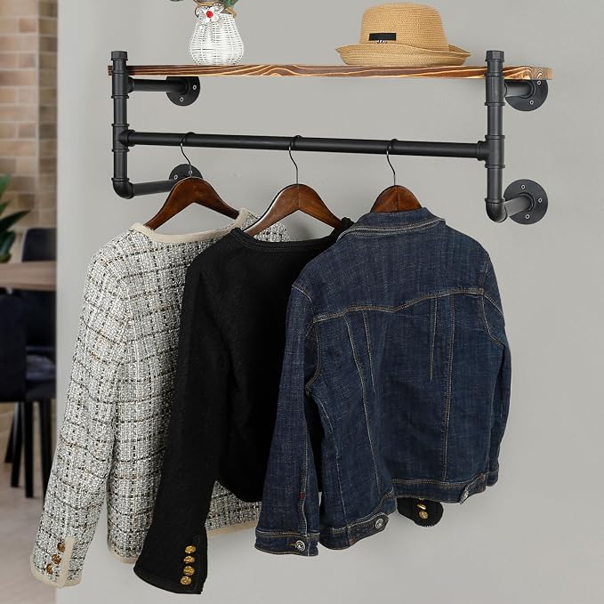 WEBI Wall Mounted Clothes Rack - Image 4