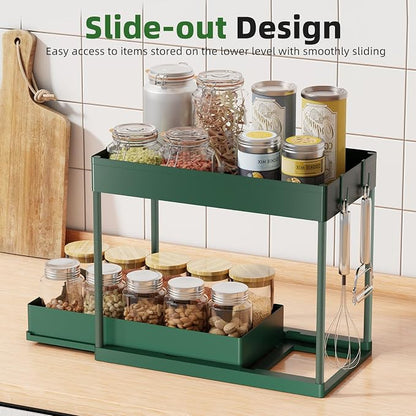 Simple Trending Under Sink Organizer 2 Pack, Sink Pull-Out Sliding Storage - Image 4