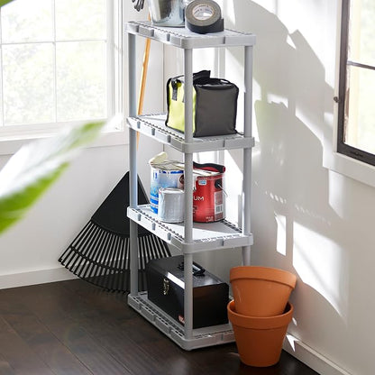 Gracious Living 4 Shelf Knect-A-Shelf Ventilated Light Duty Storage Unit - Image 6