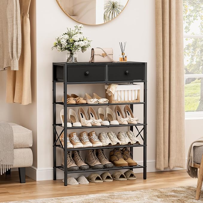 Shoe Rack for Entryway, 5 Tier Shoe Organizer - Image 4
