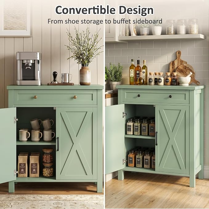 Farmhouse Shoe Storage Cabinet, 5-Tier High Boots Organizer - Image 7