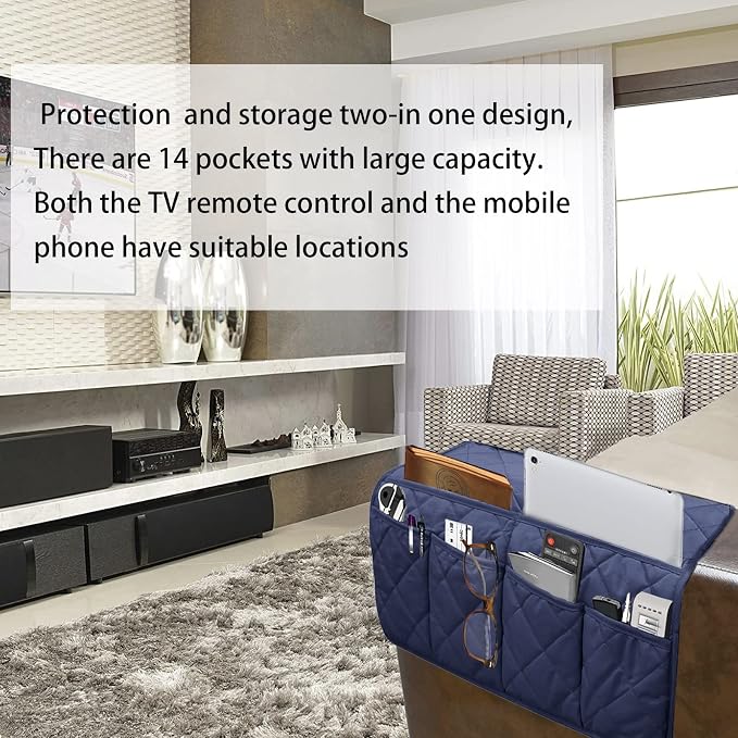 Armchair Caddy, Sofa Armrest Organizer - Image 6