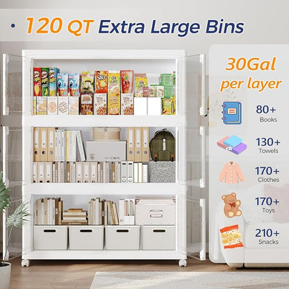 360Qt Stackable Storage Bins - Image 3