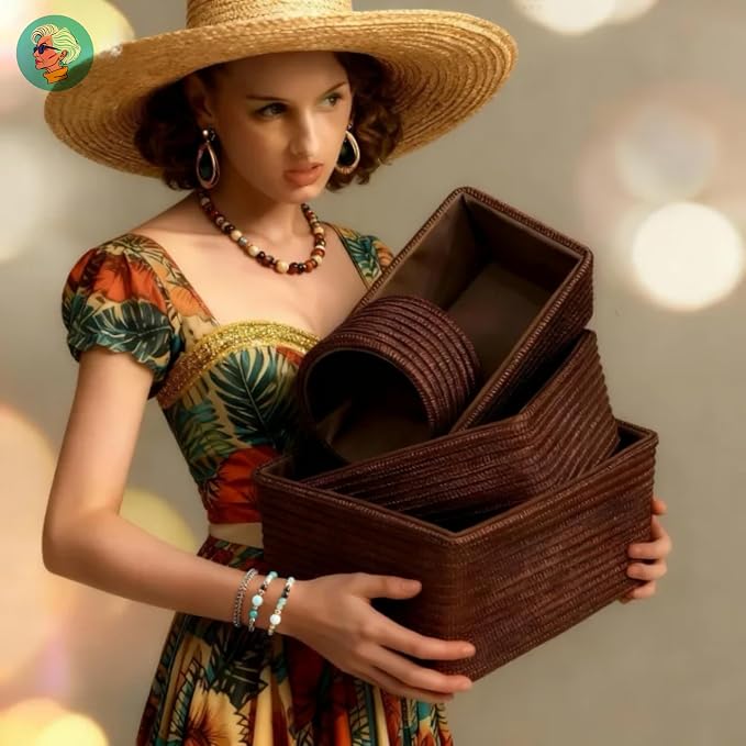 MODERN GRANNY Fashion Decor Vanity Box, Stackable Boxes Decoratives - Image 8