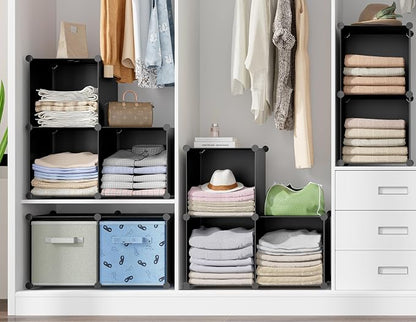 6-Cube Storage Organizer, Closet Organizer Storage Cabinet Shelf Bookcase - Image 5