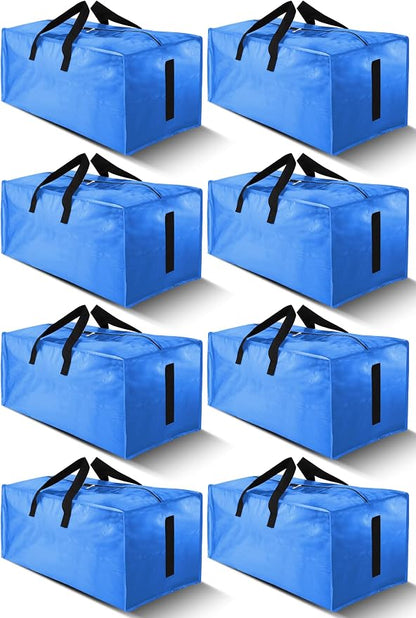 8 Pack Large Strong Moving Bags by HOMESURE