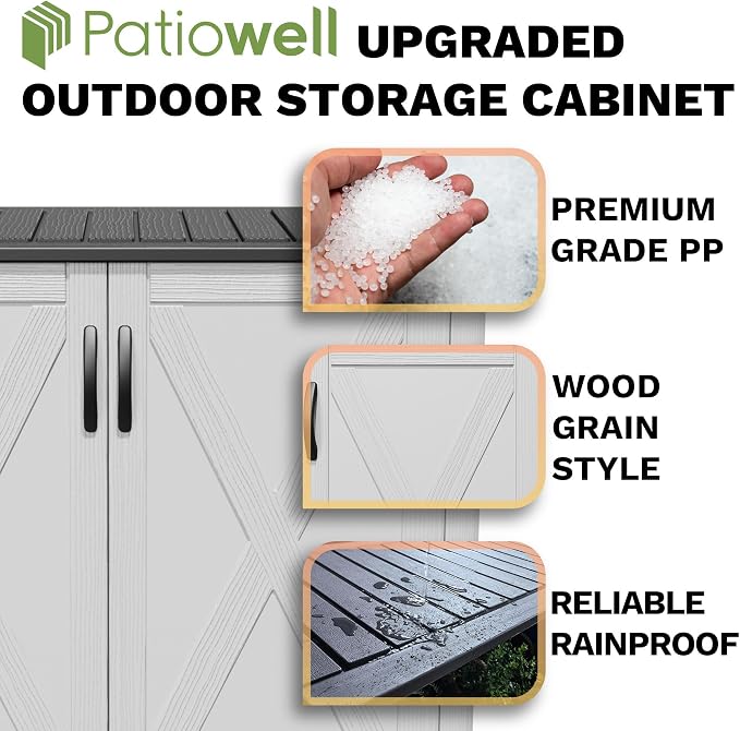 Patiowell 50 Cu.ft Outdoor Storage Cabinet - Image 6