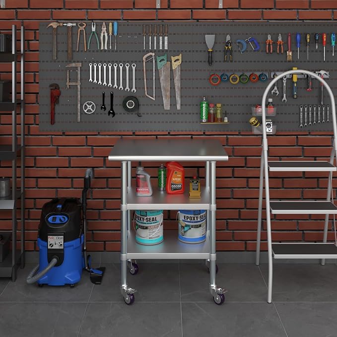 AmGood Stainless Steel Work Table - Image 8