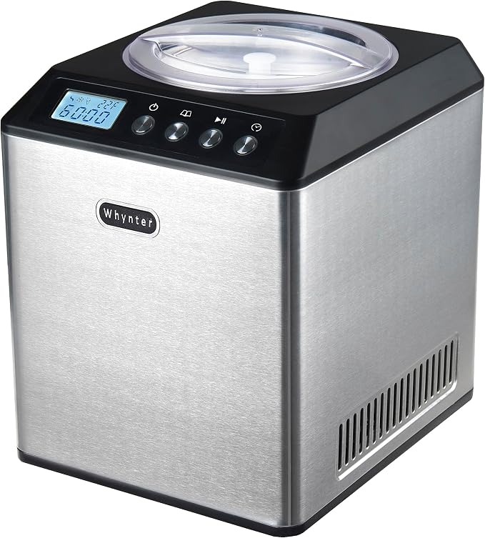 Whynter Ice Cream Maker Machine Automatic 2.1 Qt. Upright by Whynter