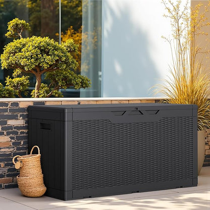 Greesum Outdoor Storage Box 100 Gallon Storage Bin - Image 2