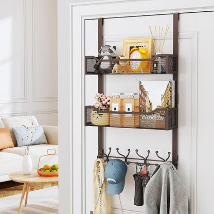 SWTYMIKI Over The Door Hooks Organizer - Image 2