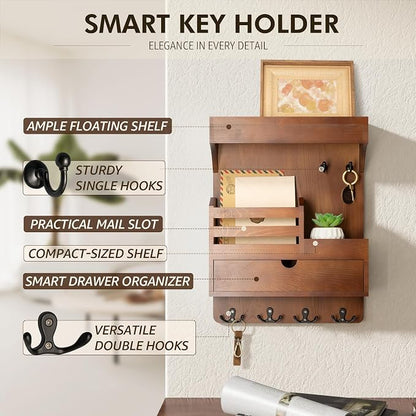 Rebee Vision Farmhouse Key Holder Wall Mount - Image 5