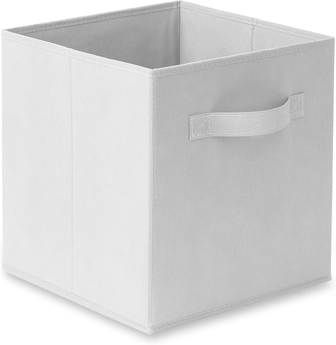 Casafield Set of 6 Collapsible Fabric Cube Storage Bins, Cubby Organizers & More - Image 2
