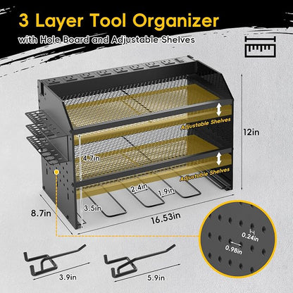 Power Tool Organizer Wall Mount - Image 5
