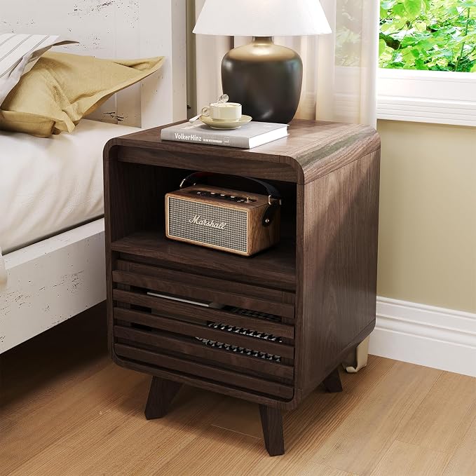 Fluted Night Stand Nightstand - Image 6