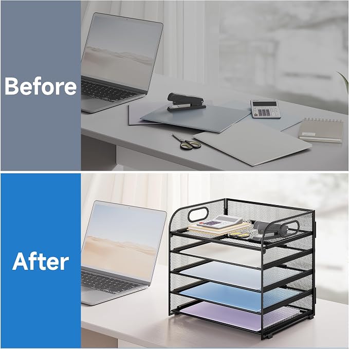 Paper Organizer Letter Tray - Image 5