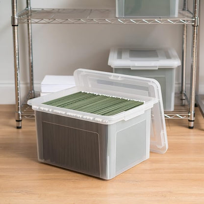 IRIS USA 35 Qt. Letter/Legal File Box - Image 4