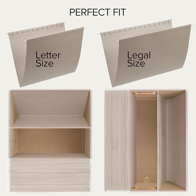 Decorative File Organizer Box Set of 2 - Image 5
