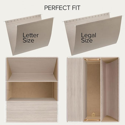 Decorative File Organizer Box Set of 2 - Image 5