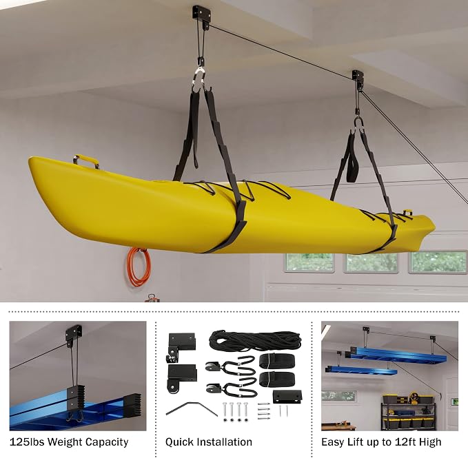 RAD Sportz Kayak Storage Hoists - Image 4