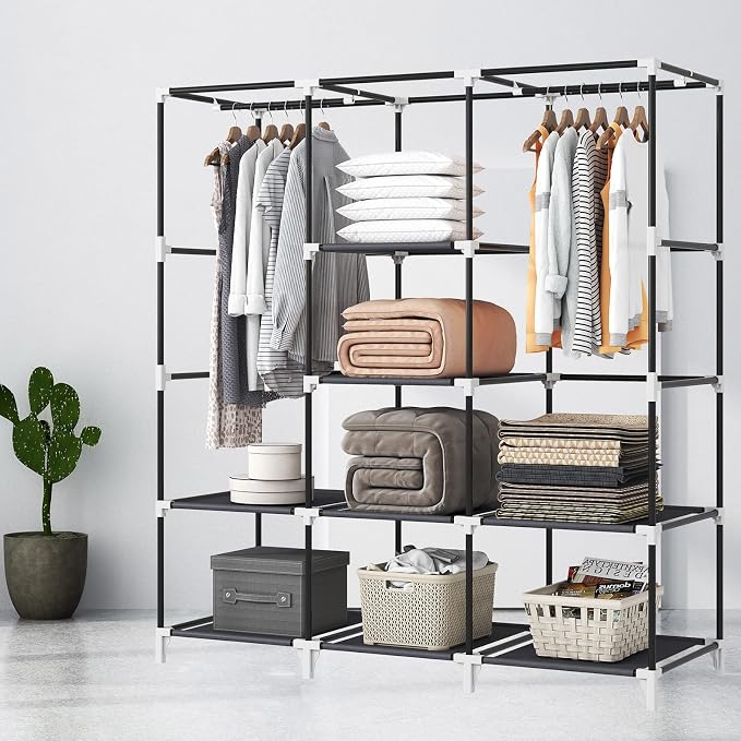 Portable Closet, 51 Inch Wardrobe Closet - Image 3