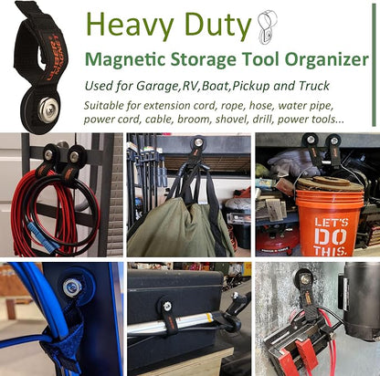 ULIBERMAGNET Strong Magnetic Storage Straps, Heavy Duty Magnetic Garage Storage - Image 4