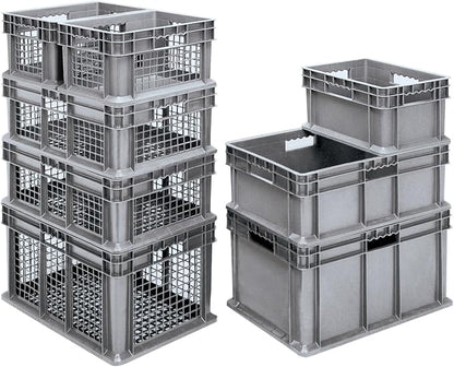 Akro-Mils 37686 Plastic Straight Wall Container Tote - Image 2