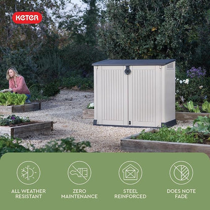 Keter Store-It-Out MIDI Outdoor Resin Storage Shed – Weather-Resistant - Image 5