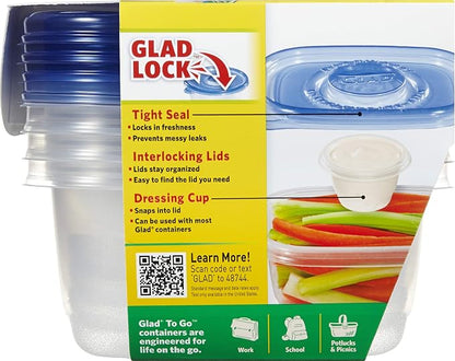 Glad GladWare To Go Snack Food Storage Containers - Image 6