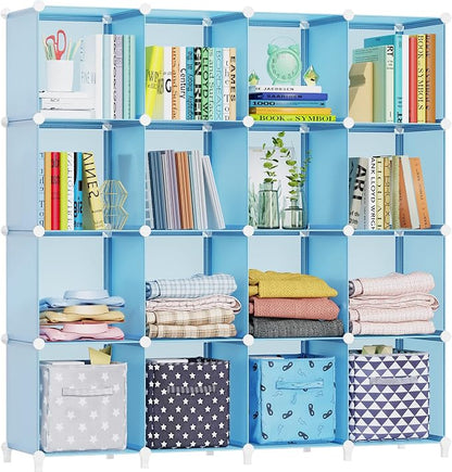 HOMIDEC Cube Storage Organizer 16-Cube Closet Organizer, Portable Closet by DecorateYourHome