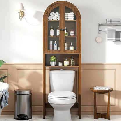 Arched Over The Toilet Storage Cabinet - Image 3
