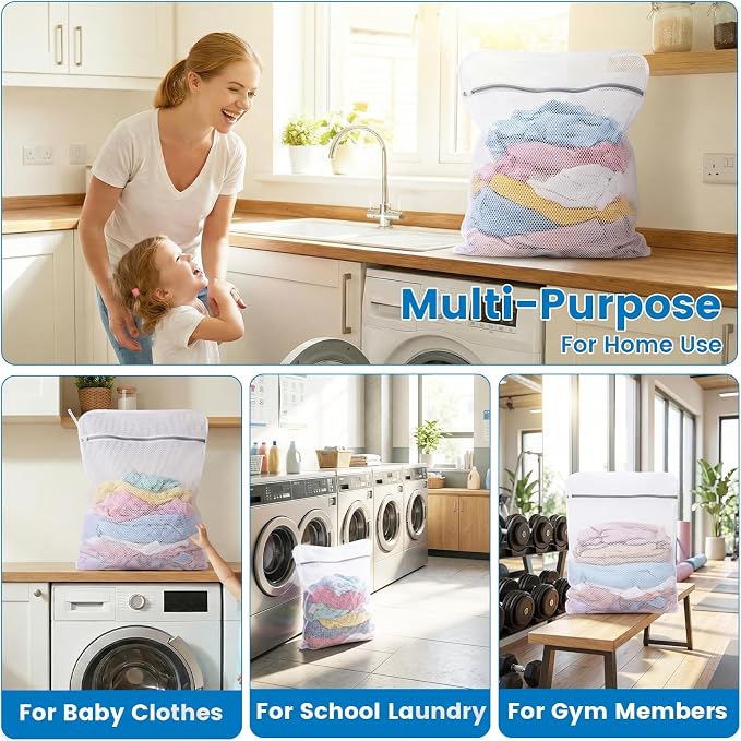 Dntorx 2 Pack Extra Large Mesh Laundry Bags - Image 9