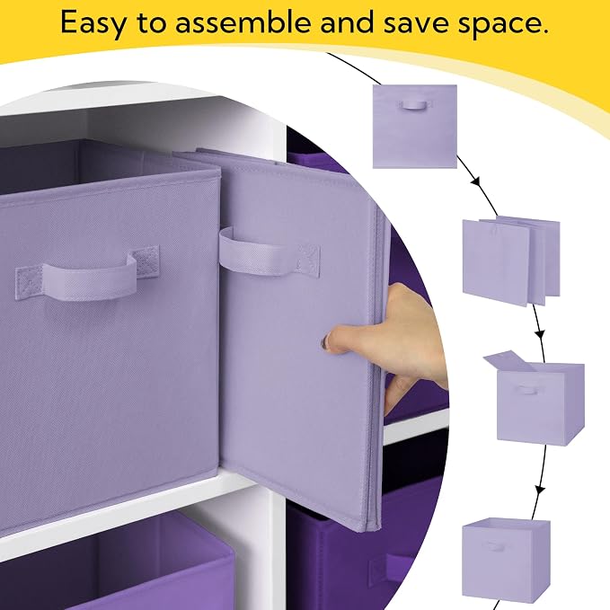 Cupic Cupid 11 Inch Storage Cube, Fabric Cube Storage Bin - Image 8