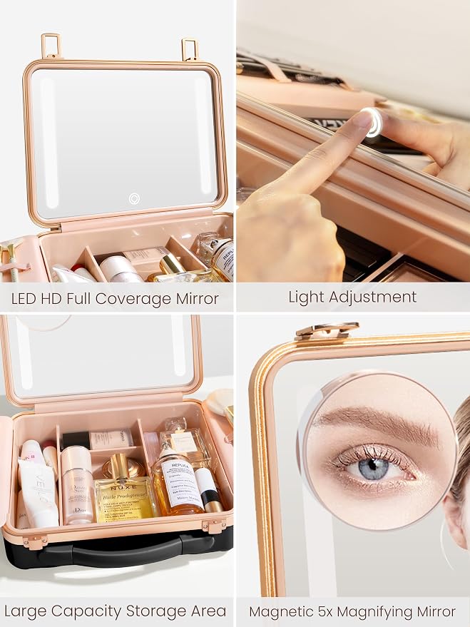 ROWNYEON Travel Makeup Case - Image 2