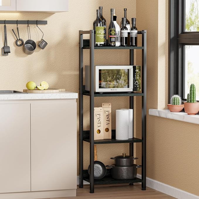 Furologee 4 Tier Bookshelf - Image 7