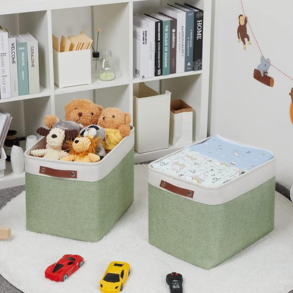 HNZIGE Large Fabric Storage Baskets - Image 4