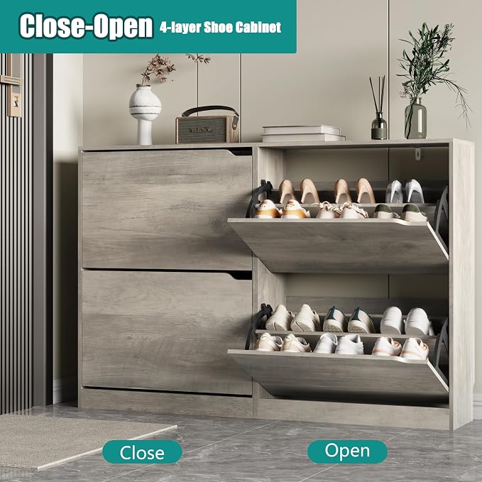 Xixini Shoe Storage Cabinet for Entryway - Image 3