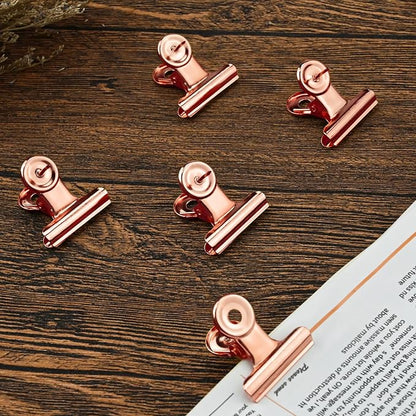 30 Pieces Push Pins Clips Rose Gold Thumb Tacks - Image 2