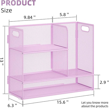 Marbrasse 3-Tier Desk Shelf Organizer - Image 3