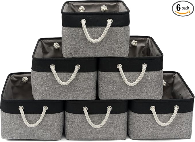 15.7x11.8x8.26 Inch Fabric Large Storage Bins by VQRTEXAStorageBasket