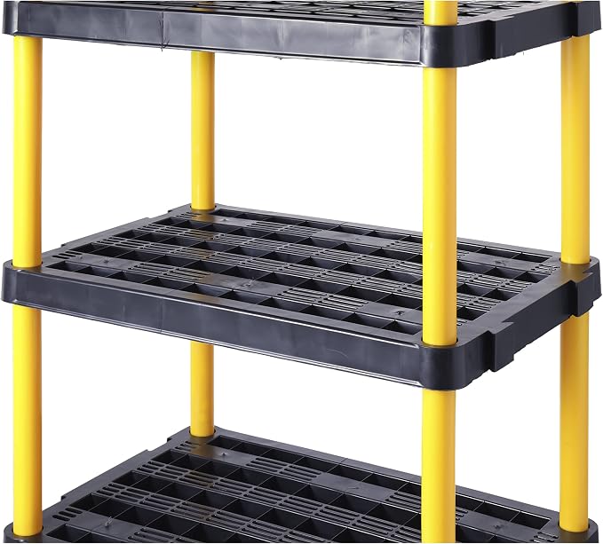 Gracious Living 5 Shelf Fixed Height Ventilated Heavy Duty Shelving Unit 36 x - Image 9