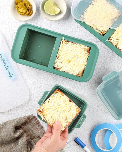 Souper Cubes 2 Cup Silicone Freezer Molds, Oven and Microwave Safe, Casseroles - Image 4
