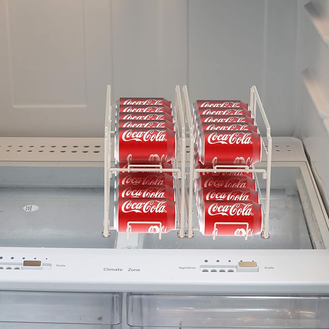 Simple Houseware Stackable Beverage Soda Can Dispenser Organizer Rack - Image 4